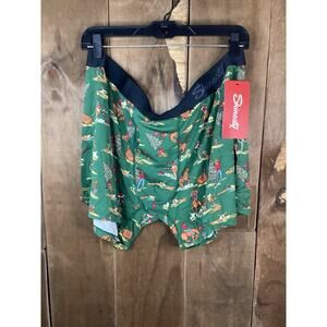 Shinesty Men’s Loose Fit Boxer The Cowboy Christmas Size XL